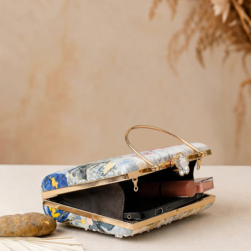 The Monet Blossom Clutch