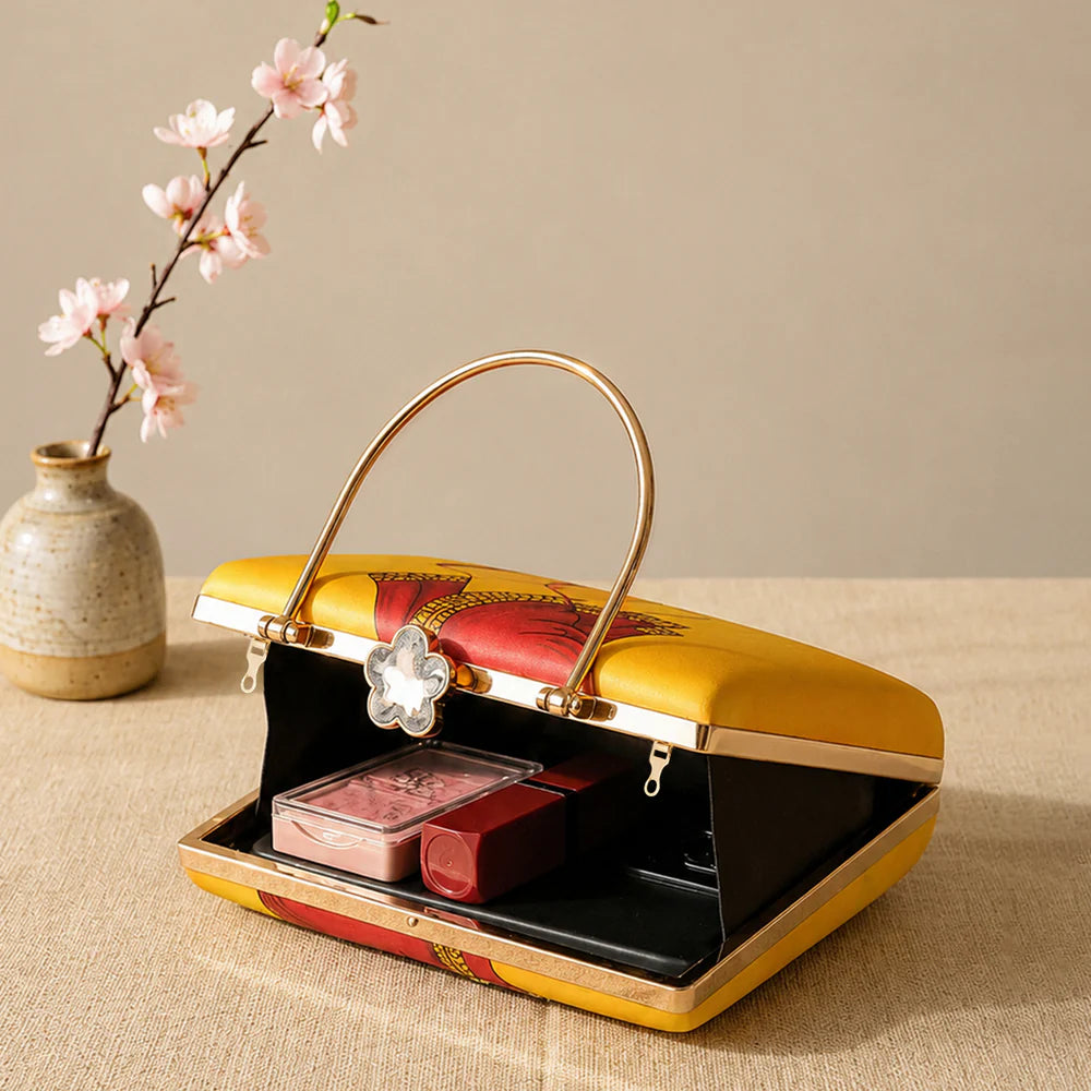 Traditional Bridal Motif Luxury Clutch