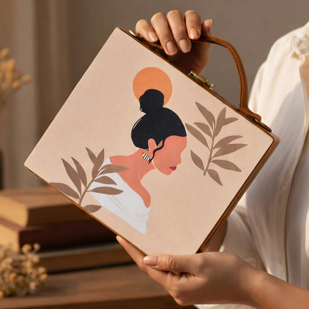 Aura Wooden Suitcase Style