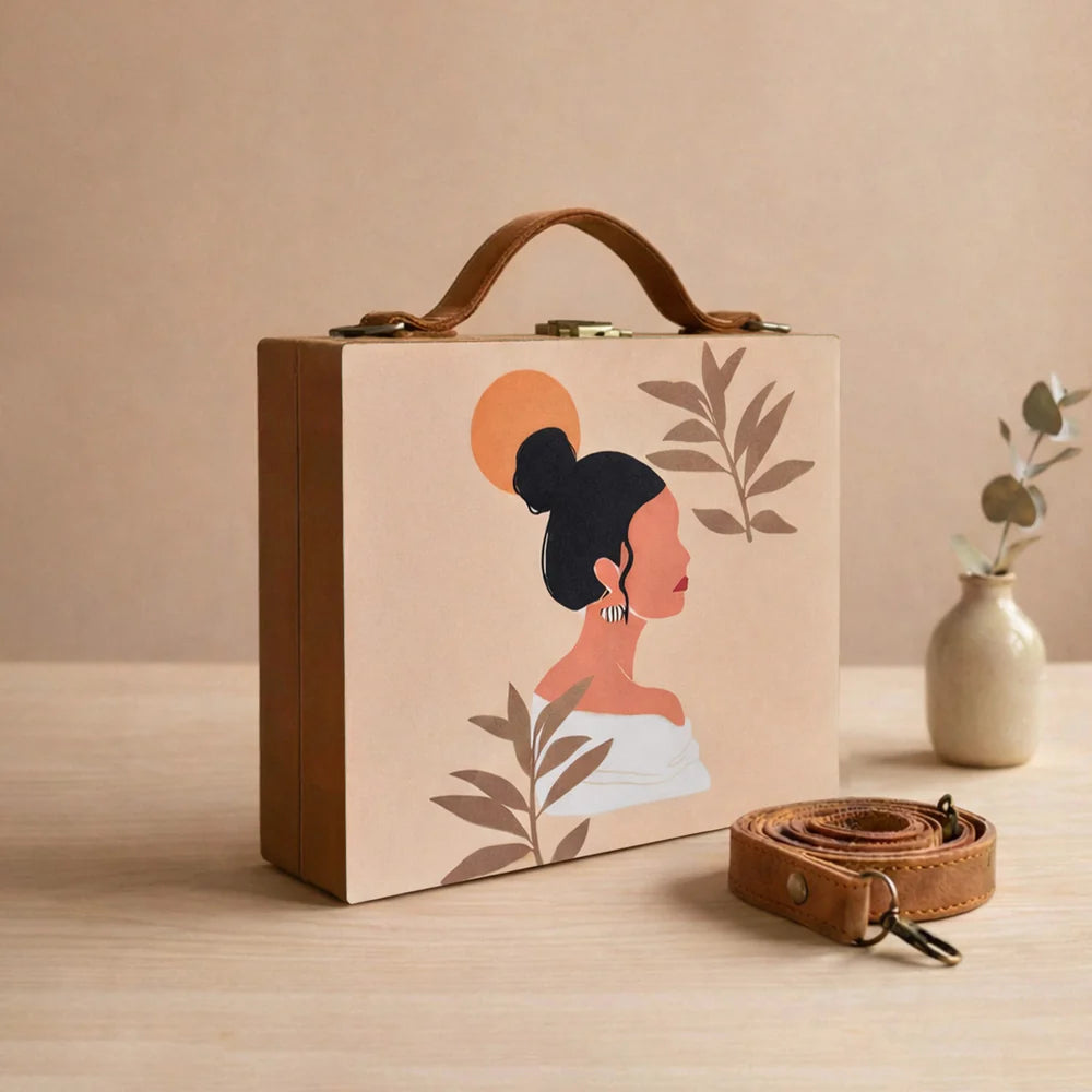 Aura Wooden Suitcase Style
