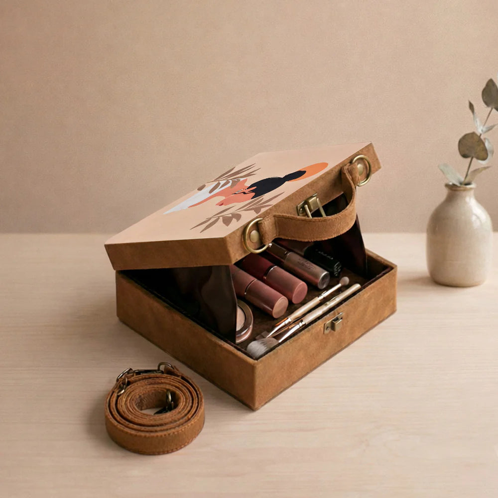 Aura Wooden Suitcase Style
