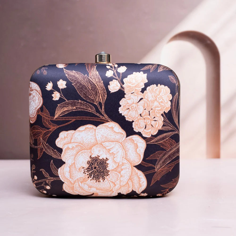 Opulent Bloom Square Clutch