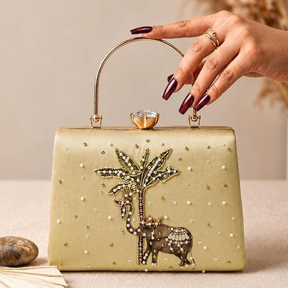 Royal Heritage Trunk Clutch