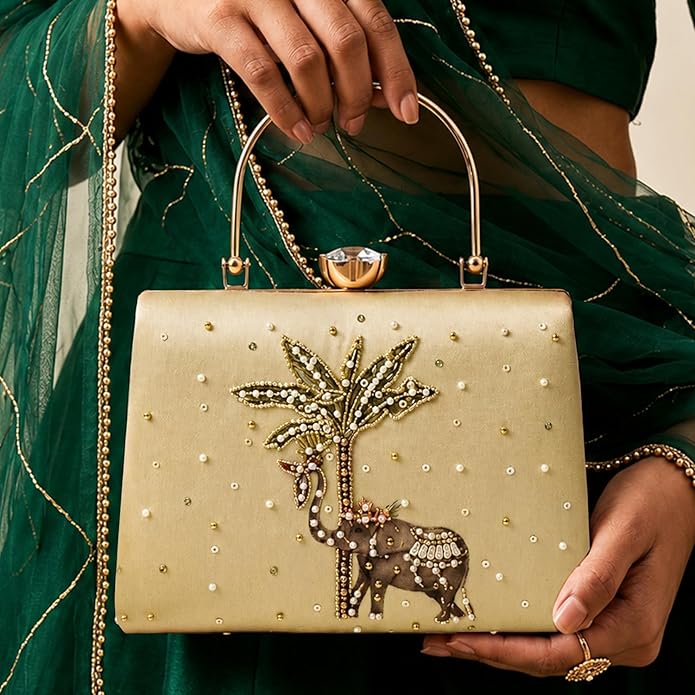 Royal Heritage Trunk Clutch