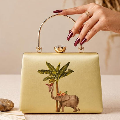 Royal Heritage Trunk Clutch