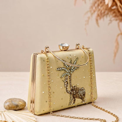 Royal Heritage Trunk Clutch