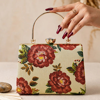 Royal Rose Blossom Clutch