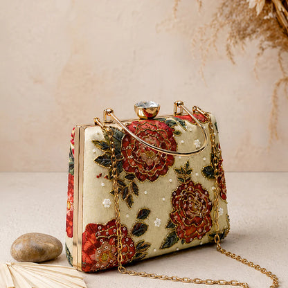 Royal Rose Blossom Clutch