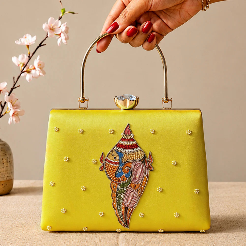 Sacred Conch Luxury Clutch