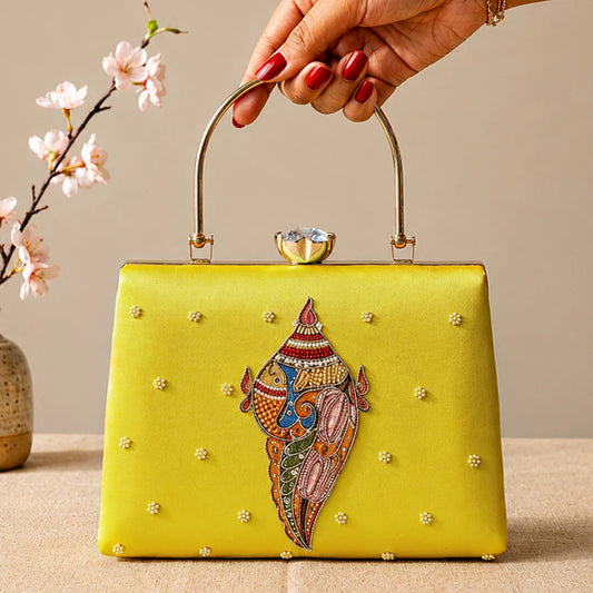 Sacred Conch Luxury Clutch