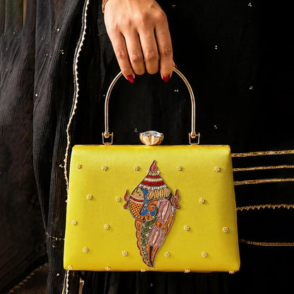 Sacred Conch Luxury Clutch