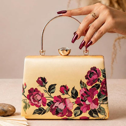 The Aurora Floral Clutch