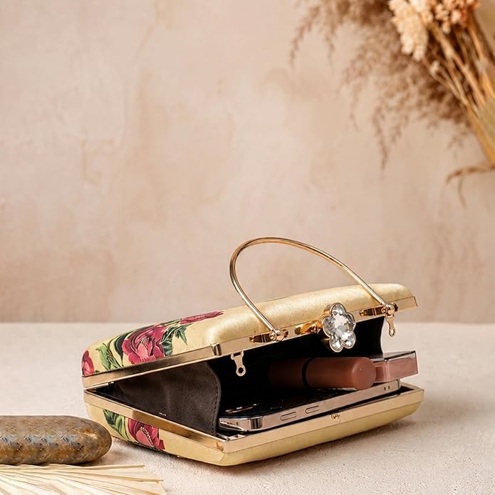 The Aurora Floral Clutch