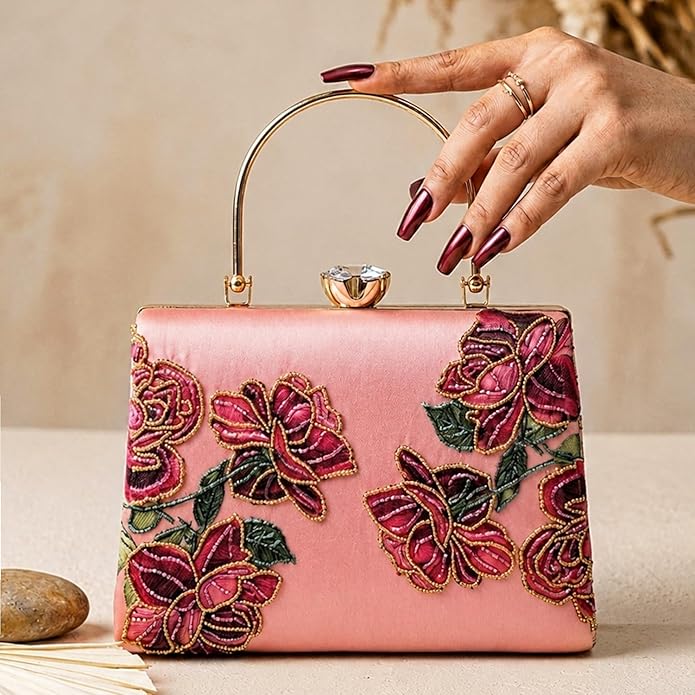 The Empress Rose Clutch