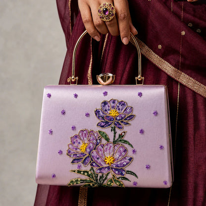 The Lavender Blossom Clutch