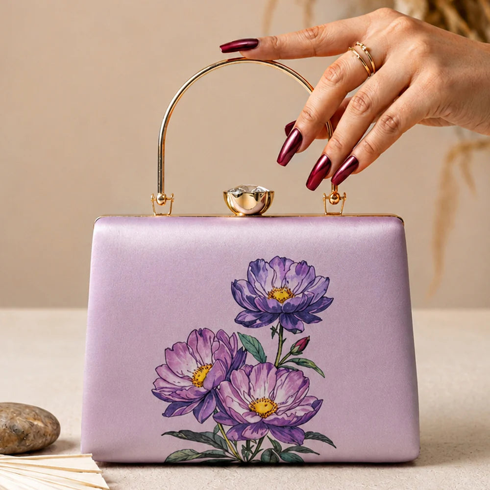 The Lavender Blossom Clutch