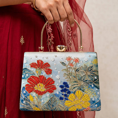 The Monet Blossom Clutch