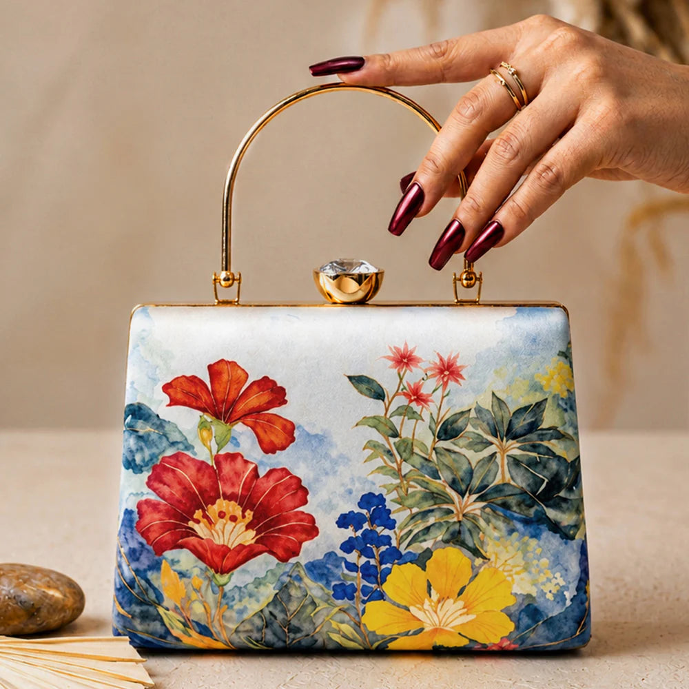 The Monet Blossom Clutch