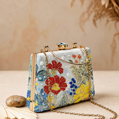 The Monet Blossom Clutch