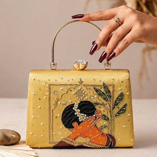 The Nayika Embroidery Clutch