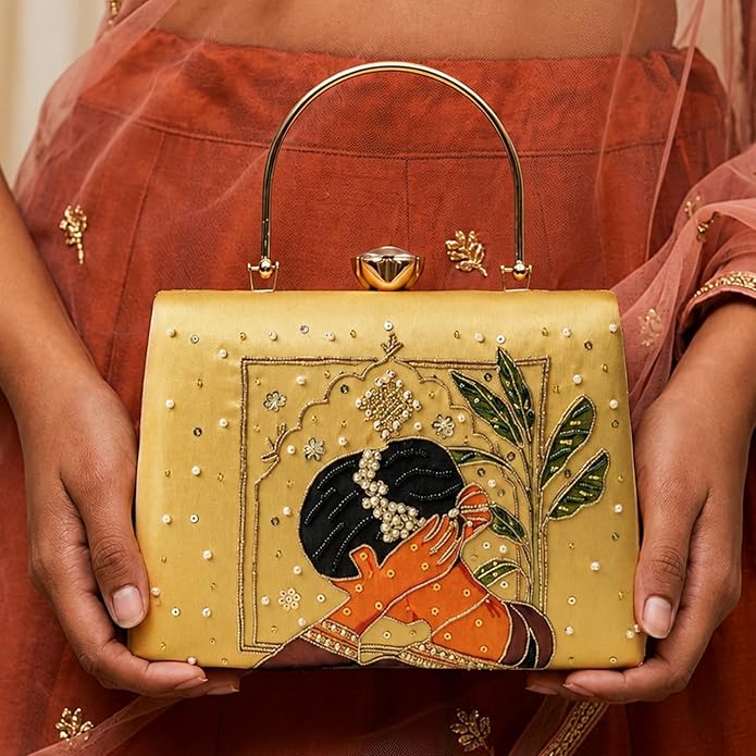 The Nayika Embroidery Clutch