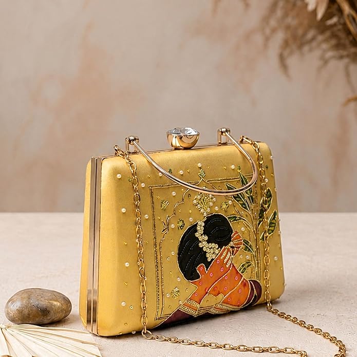 The Nayika Embroidery Clutch