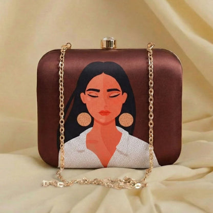 The Stella Portrait Clutch