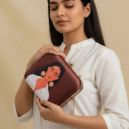 The Stella Portrait Clutch