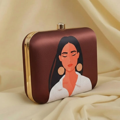 The Stella Portrait Clutch