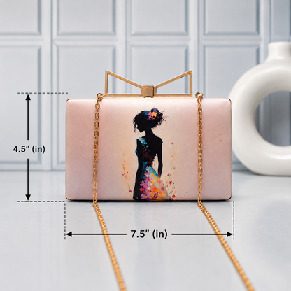 Ivory Bloom Clutch