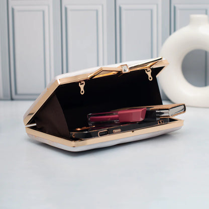 Ivory Bloom Clutch
