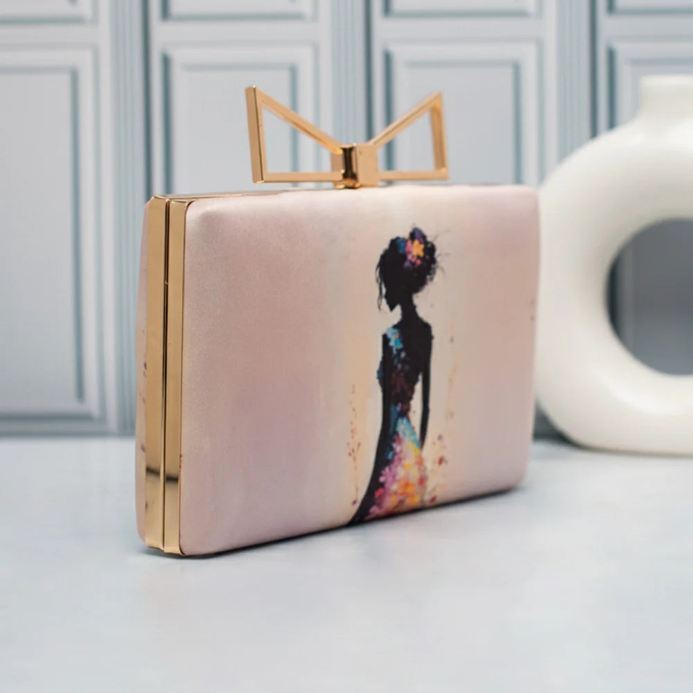 Ivory Bloom Clutch