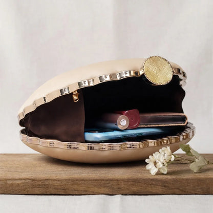 Flower Lady Printed Clutch