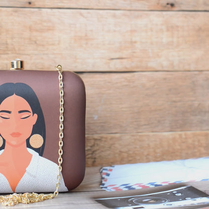 The Stella Portrait Clutch