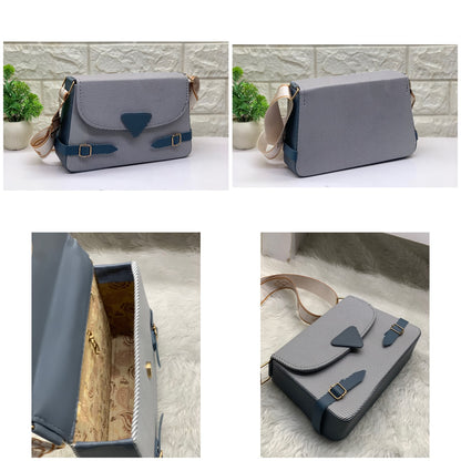 Striped Messenger Sling Bag